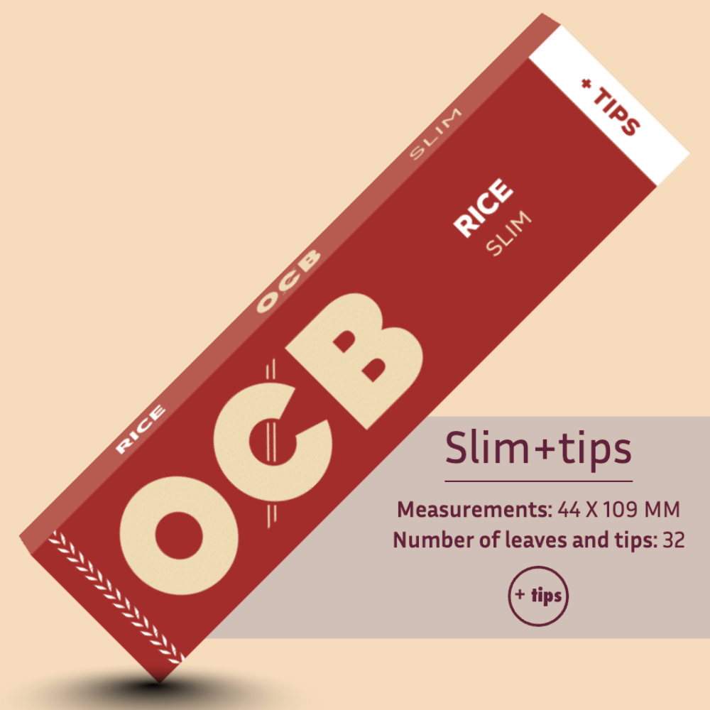 OCB Rice Slim + Tips